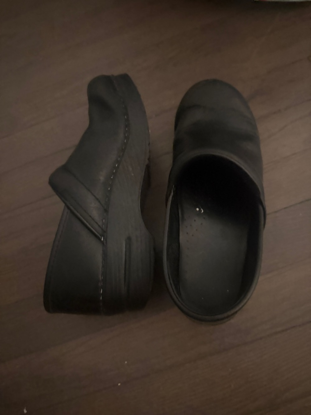 Black Slip-On Clogs dansko